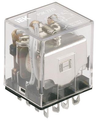 Реле промежуточное РЭК77/3(LY3), 10 А, IEK (RRP10-3-10-024D)