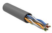 Витая пара неэкранированная U/UTP кат.6 4x2x0,55 (23 AWG) PVC Серая одножильная внутренняя LC1-C604-111 ITK (25м), кусок продается целиком