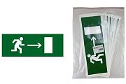 Знак "Направление к эвакуационному выходу направо", 350х124мм, для ССА, TDM (SQ0817-0066)