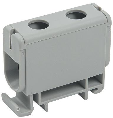 Клемма вводная силовая КВС 2 ввода 6-50 кв.мм серая YZN12-050-K03 IEK
