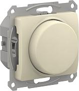 Светорегулятор (диммер) GLOSSA С/У поворотно-нажимной LED RC 400Вт механизм бежевый SE (GSL000223)