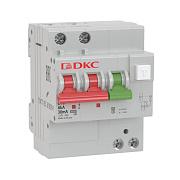 Выключатель автоматический дифференциального тока АВДТ с защитой от сверхтоков YON 40А 2П двухполюсный C 300мА MDV63-24C40-A DKC