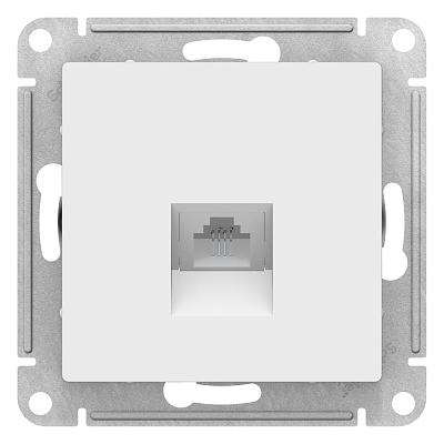 Розетка телефонная RJ11, AtlasDesign, Schneider Electric (ATN000181)