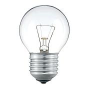 Лампа накаливания Philips P-45 clear, 40Вт, E27, ДШ декоративная шаровая, прозрачная (871150001188650)