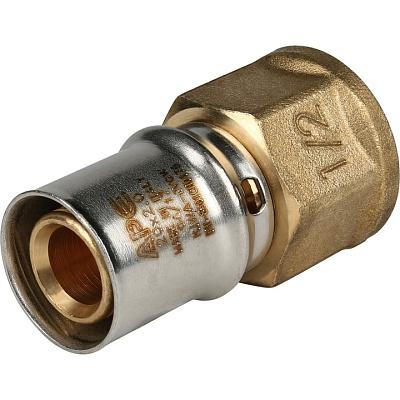 Муфта переходная 1/2"х20 ВР-опрессовка, STOUT (SFP-0002-001220)