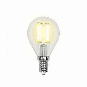 Светодиодная лампа Uniel LED G45 CL PLS02WH 6Вт, E14 (UL-00000197)