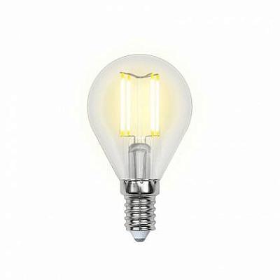 Светодиодная лампа Uniel LED G45 CL PLS02WH 6Вт, E14 (UL-00000197)