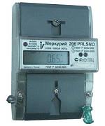 Счетчик электроэнергии Меркурий-206 PRNO, однофазный, многотарифный, 5-60А, 230В, ЖКИ, DIN, оптопорт,RS485, реле, Инкотекс