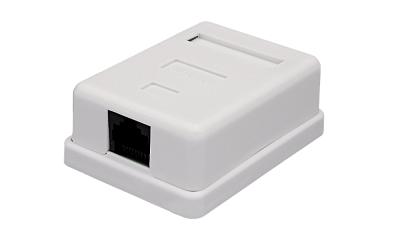 Розетка компьютерная 8P8C (RJ-45), UTP, 6, 1 порт, SUPRLAN (10-0355)