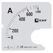 Шкала сменная для A721 600/5А-1,5 EKF (s-a721-600)