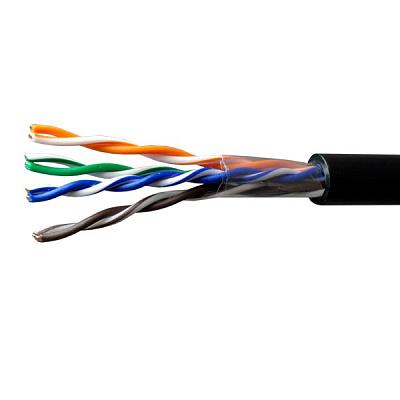 Кабель витая пара median UTP 5e 4x2xAWG24, Cu PE Out. SUPRLAN (01-0335)