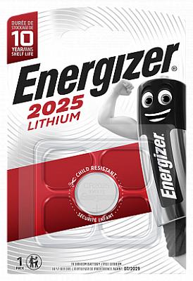 Батарейка (элемент питания) литиевые ENERGIZER CR2025 BP1 21145 Energizer