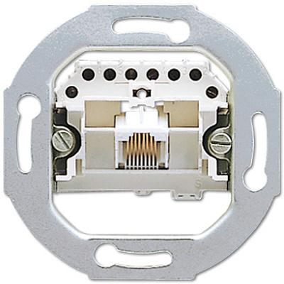 Механизм розетки RJ 11/12, RJ 45 EcoProfi, JUNG (EPUAE8UPO)