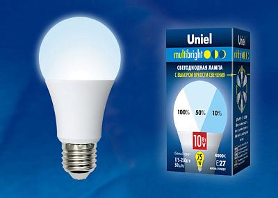 Светодиодная лампа Uniel 10Вт, LED-A60-10W/NW/E27/FR/MB Multibright 4000К (UL-00002372)