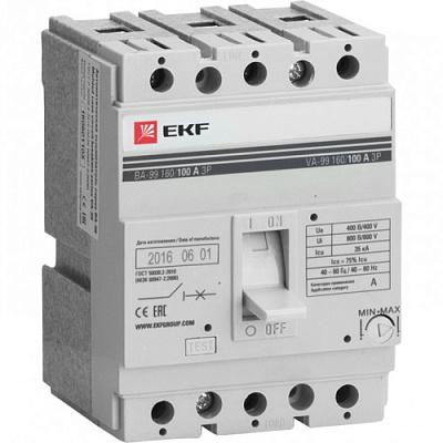 Автоматический выключатель EKF ВА-99/160, 40А, трехполюсный, 35кА (mccb99-160-40)