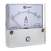 Амперметр AMA-801 аналоговый на панель (80х80) круглый вырез 100А EKF (ama-801-100)