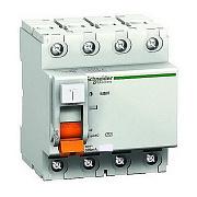 Выключатель дифференциального тока (УЗО) Schneider Electric Домовой, 40А, 300 мА, AC, четырехполюсный, трехфазный (11465)